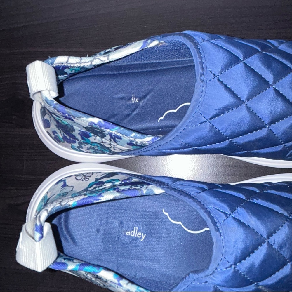 Vera Bradley Exuberant Floral Frosty Slate Cloud Convertible Slip-On Shoe size 8 - Picture 7 of 9